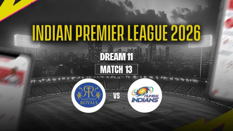 RR vs MI Dream11 Prediction Today, Match 13, Pitch Report, Fantasy Tips