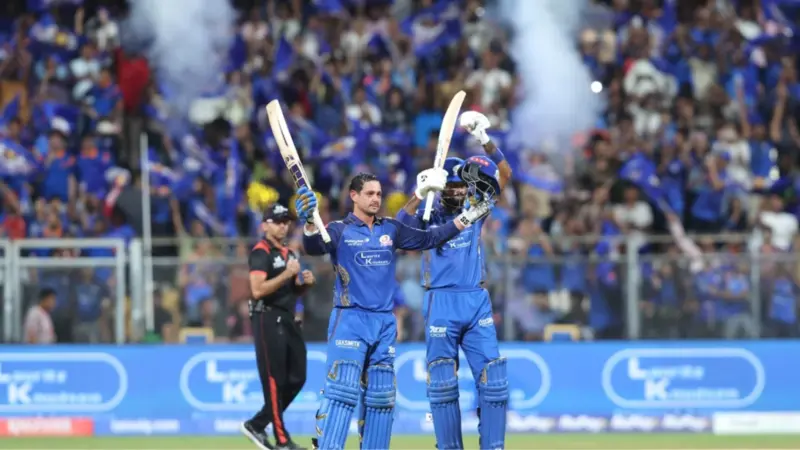 Quinton de Kock shines with stunning century as Mumbai Indians fight back : MI vs PBKS IPL 2026