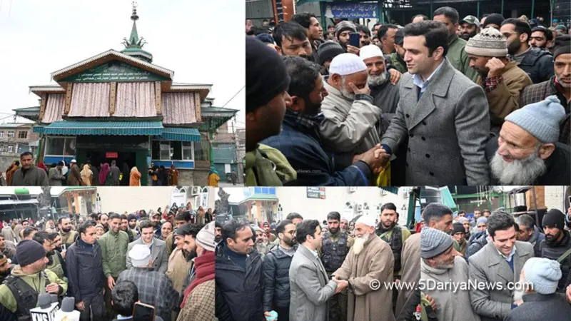 Athar Aamir Khan reviews arrangements for Shab-e-Miraj at Ziyarat Shareef Mir Syed Hussain Simnani (RA)