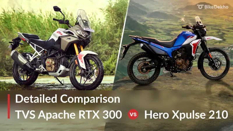 TVS Apache RTX 300 vs Hero XPulse 210: Detailed Comparison