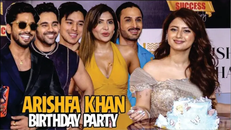 Arishfa Khan Shines at Her Birthday Bash, Steals the Spotlight in a Gorgeous Gown