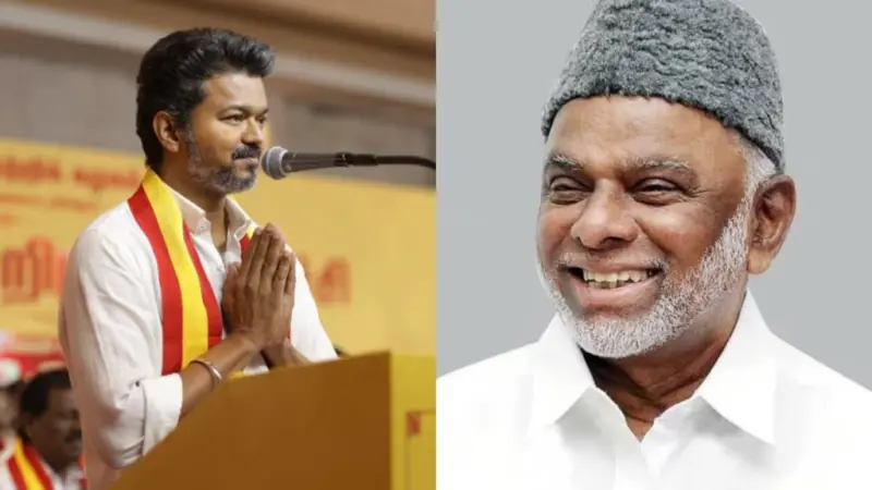 திமுக அரசின் திட்டங்கள் தவெக ஆட்சியிலும் தொடரும்: காதர் மொகிதீன் நம்பிக்கை