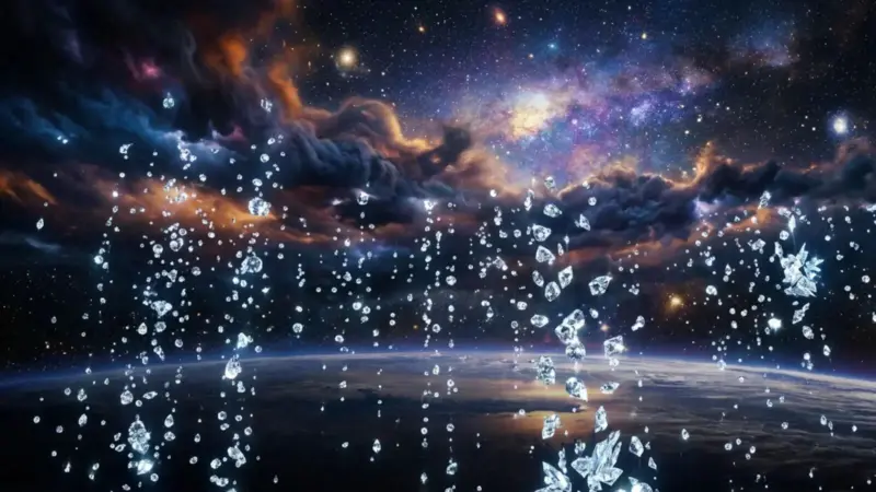 अंतराळात पडतोय 'हिऱ्यांचा पाऊस', शास्त्रज्ञांनी उलगडलं मोठं रहस्य