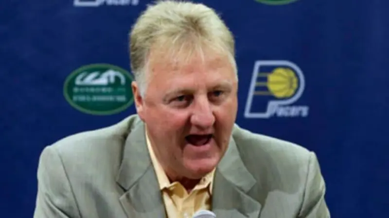 Quote of the day by Larry Bird: 'Push yourself again and again. Don't give an inch...'