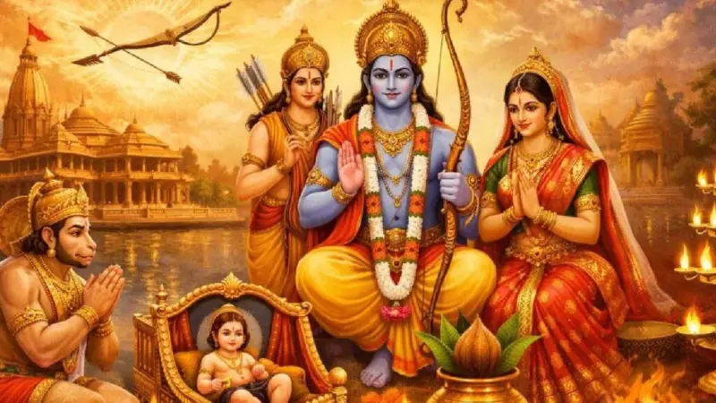 આજે રામનવમી પર શ્રી રામ રક્ષા સ્તોત્રનો પાઠ કરો.જીવનની બધી મુશ્કેલીઓમાંથી મુક્તિ મળશે