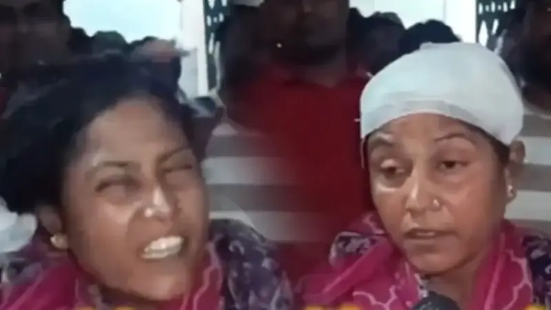 லைவ் பேட்டியின் போது கழன்று விழுந்த கட்டு! அம்பலமானது பெண்ணின் 'ஓவர் ஆக்டிங்' - விழுந்து விழுந்து சிரிக்கும் நெட்டிசன்கள்!