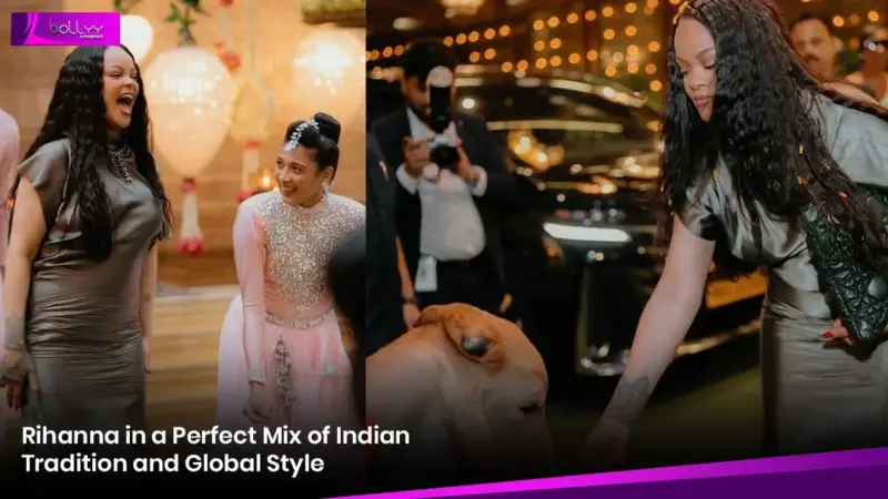 Rihanna in a Perfect Mix of Indian Tradition and Global Style