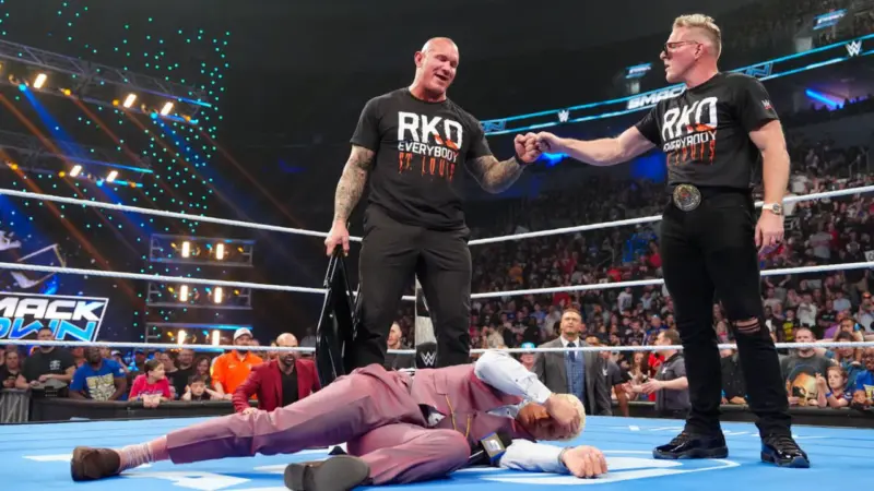 Pat McAfee and Randy Orton Trick Cody Rhodes Into an Assault With Jelly Roll Bait on SmackDown