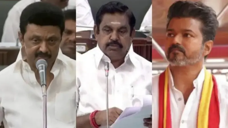 "ஸ்டாலின் vs எடப்பாடி vs விஜய்". தமிழகத்தில் இனி 'கூட்டணி ஆட்சி' தான். ஆற்காடு பஞ்சாங்கம் சொல்லும் சீக்ரெட்.!