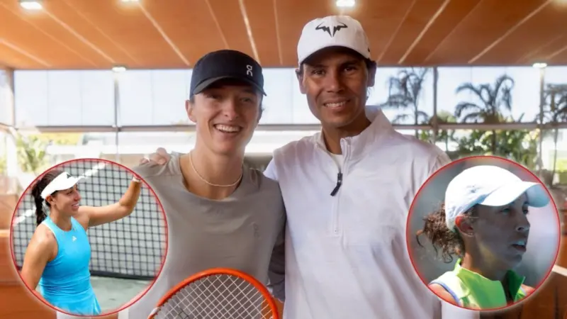 Madison Keys and Jessica Pegula React to Iga Swiatek's Training Session with Rafael Nadal: "This Should Be Illegal"