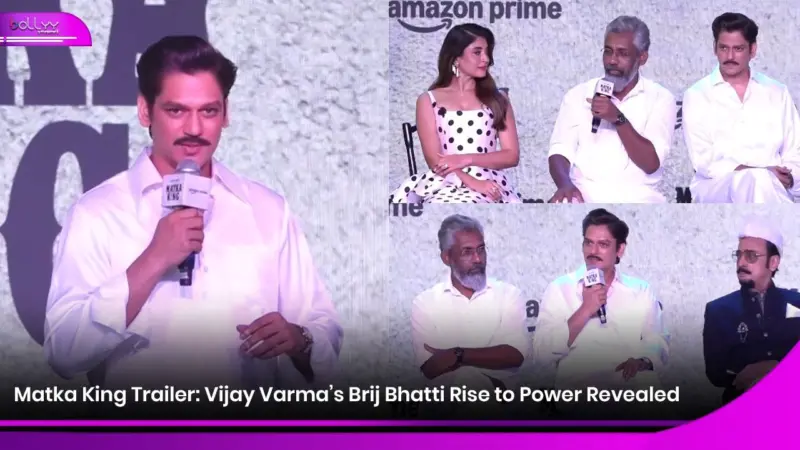 Matka King Trailer: Vijay Varma's Brij Bhatti Rise to Power Revealed