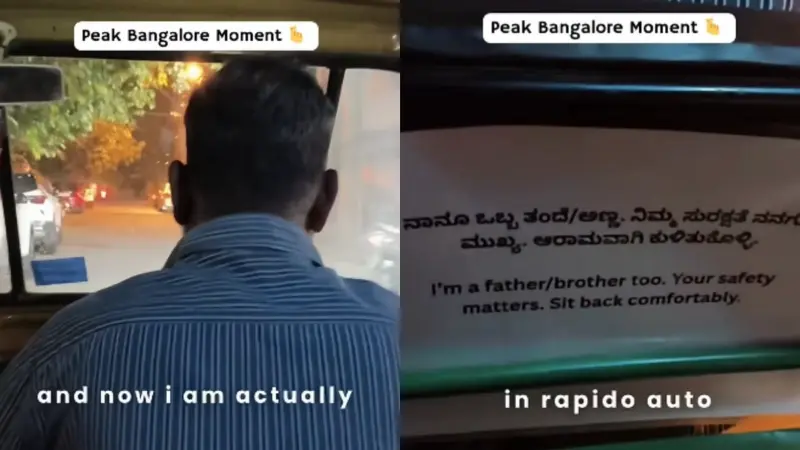 'Your safety matters': Bengaluru auto driver's reassuring note goes viral
