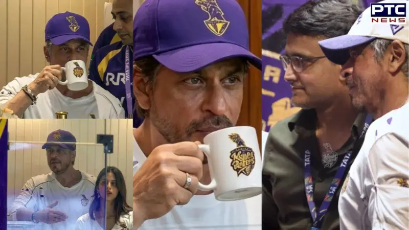 Shah Rukh Khan meets 'Dada': SRK's Salt-and-Pepper look steals show at Eden Gardens