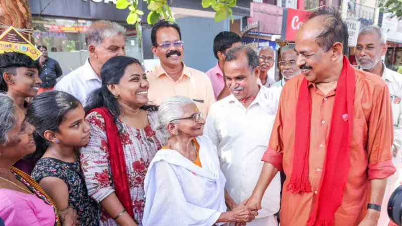 ജി.ആര്‍. അനിലിനെ വരവേറ്റ് അണ്ടൂര്‍ക്കോണത്തെ വോട്ടര്‍മാര്‍