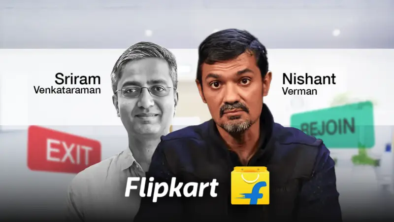 Flipkart CFO Sriram Venkataraman steps down; Nishant Verman rejoins in leadership role