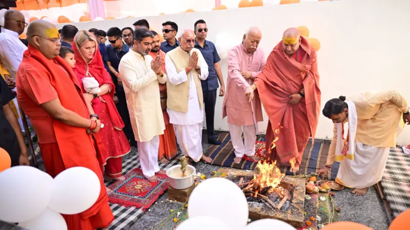 वृंदावनमधील जीवनदीप आश्रमाचे सरसंघचालकांच्या हस्ते लोकार्पण