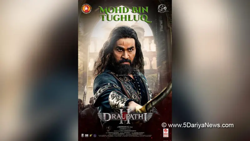 Chirag Jani's look as Mohammad Bin Tughlaq in 'Draupathi 2' released