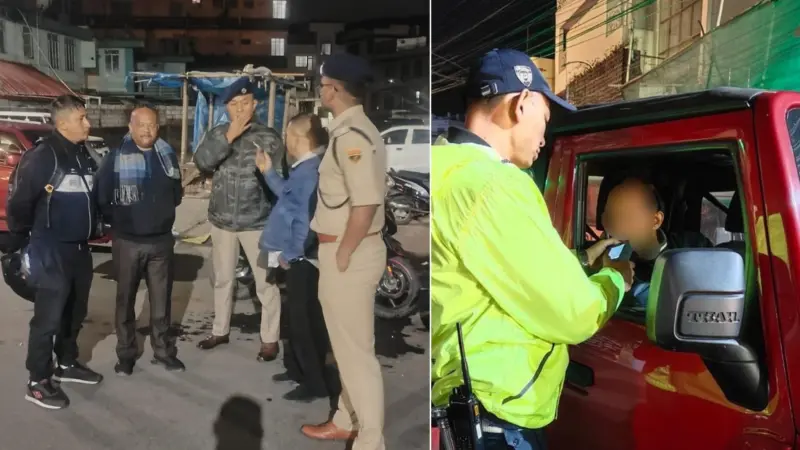 Meghalaya: Rs 1.5 lakh fines imposed during naka checking in Laitumkhrah