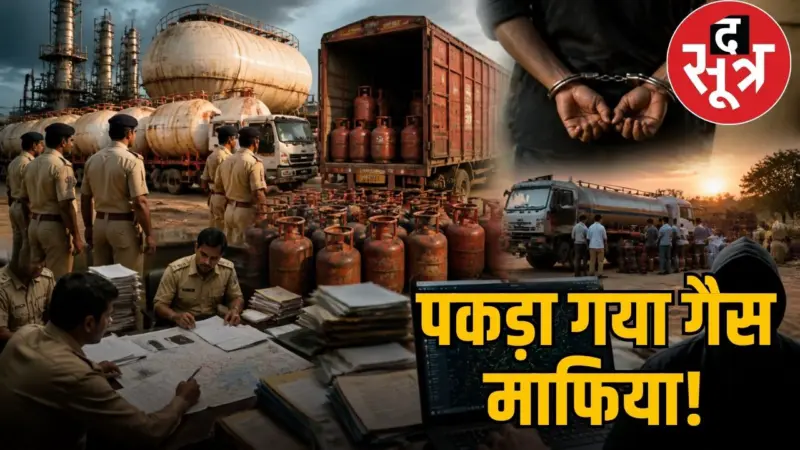 महासमुंद में 1 करोड़ का गैस घोटाला: GPS ने खोला 90 टन गैस की कालाबाजारी का राज!