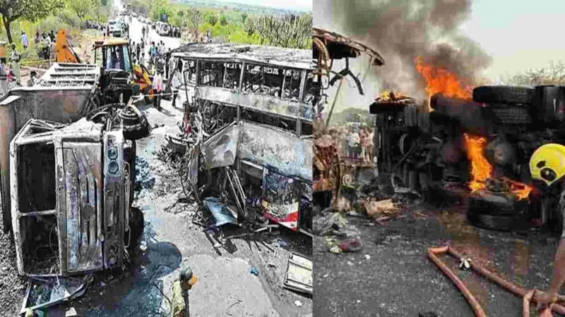 మార్కాపురం బస్సు ప్రమాదం.. డ్రైవర్, ఓనర్ అరెస్ట్