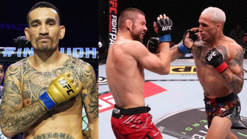 Electric Charles Oliveira Calls Out Max Holloway for BMF Title at UFC Rio