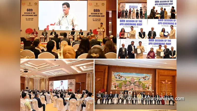 India Hosts 68th APO Governing Body Meeting at Bharat Mandapam