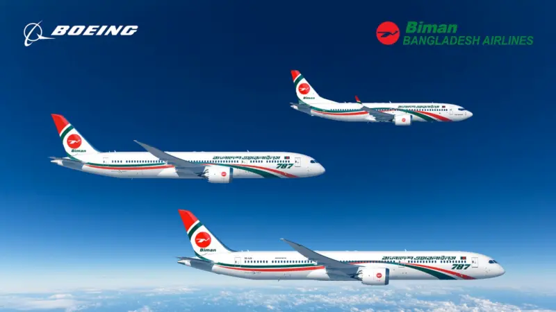 Biman Bangladesh Orders Boeing 787 And 737 MAX Jets