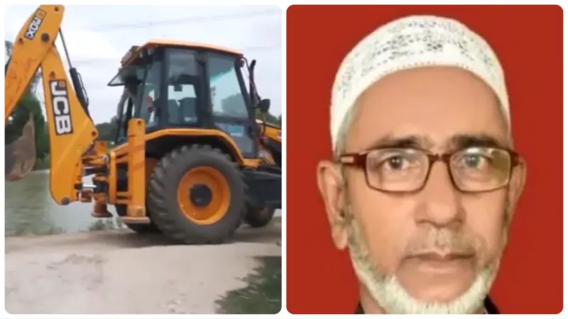 Bulldozer action against Ayodhya MP aide SP leader Moid Khan, accused in minor gangrape case