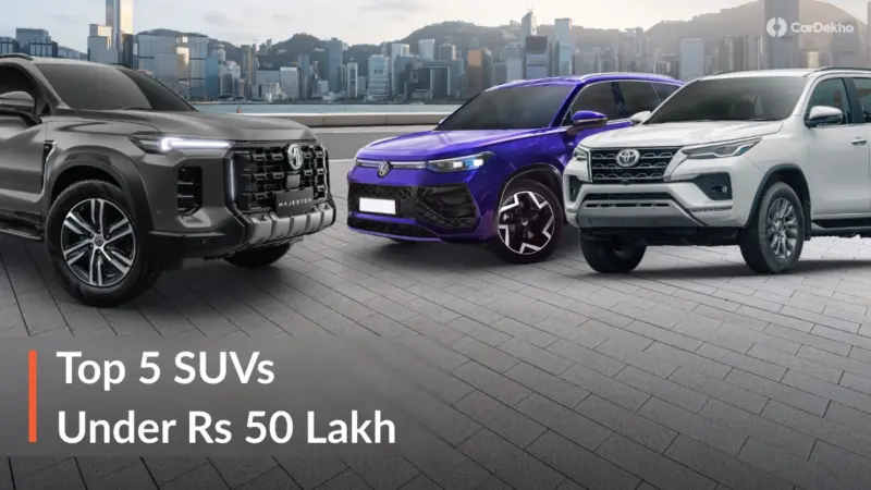 Top 5 SUVs In India Under Rs 50 Lakh; This Upcoming SUV Could Shake Up The Segment!