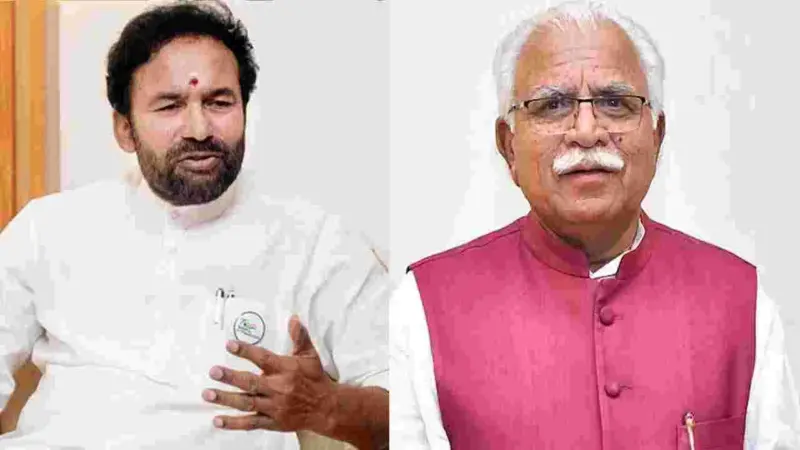కేంద్ర మంత్రి ఖట్టర్తో కిషన్ రెడ్డి భేటీ.. హైదరాబాద్లో కీలక ప్రాజెక్టులపై చర్చ