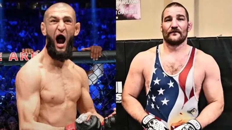 Khamzat Chimaev Sparks Old Rival of Sean Strickland in Sparring Ahead of UFC 328