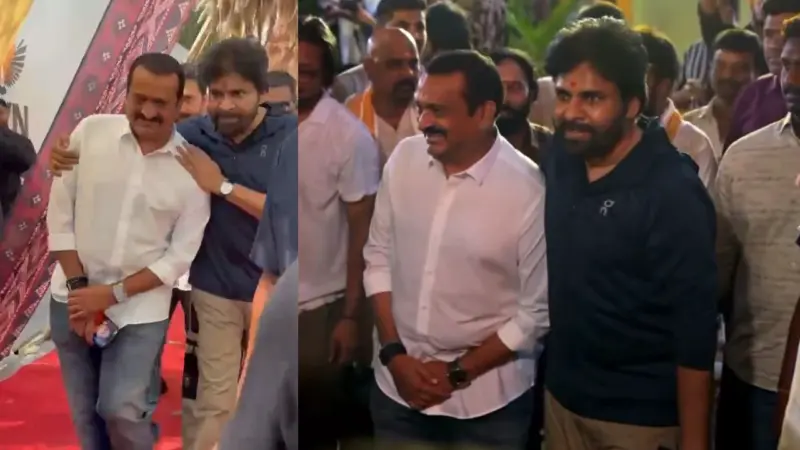 Bandla Ganesh : ఎన్నాళ్లకెన్నాళ్లకు.. పవర్ స్టార్ తో బండ్లన్న.. వీడియోలు వైరల్..