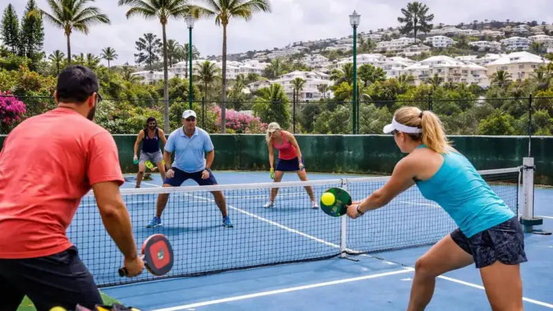 Bermuda's Fisher Leads Team in Multi-Nation Pickleball Championship