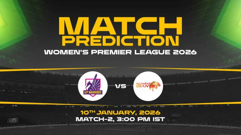 Women's Premier League 2026: UPW-W vs GG-W Today Match Prediction - 2nd Match, Who Will Win Today?