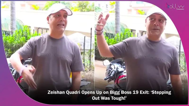 Zeishan Quadri Opens Up on Bigg Boss 19 Exit: 'Stepping Out Was Tough!'