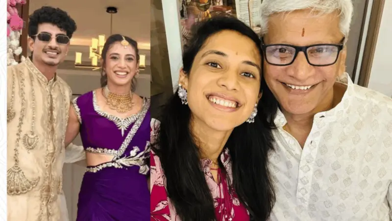 खुशियाँ अचानक से मातम में बदली, शादी वाले दिन ही स्मृति मंधाना के पिता को आया हार्ट अटैक, पोस्टपोन हुआ विवाह
