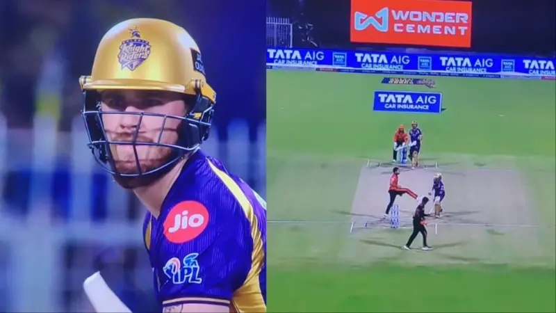 Watch: Harsh Dubey takes stunning catch to dismiss Finn Allen in KKR vs SRH IPL 2026 clash