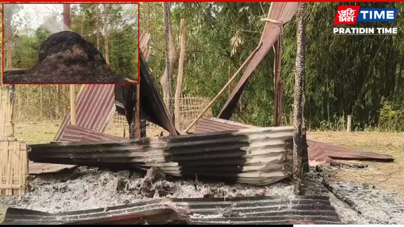 Assam: House Set Ablaze in Lanka, Land Dispute Suspected