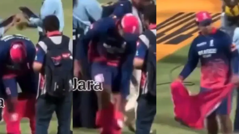 Watch: Vaibhav Sooryavanshi casually removes his pants after collecting award during RR vs LSG IPL 2026 match