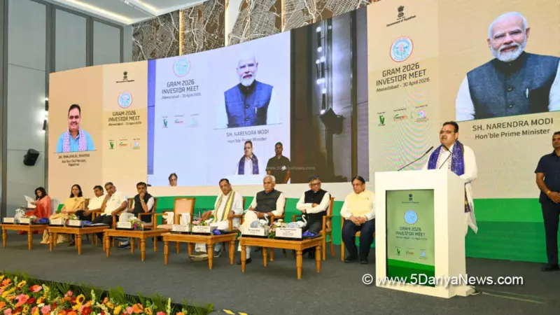 GRAM-2026 investor meet held in Ahmedabad, Bhajan Lal Sharma invites investors