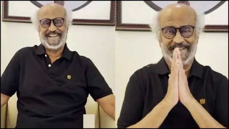 தேர்தல் நேரத்தில் மக்களுக்கு என்ன சொல்ல விரும்பறீங்க? பிரசாரத்துக்கு போவீங்களா? - விமான நிலையம் வந்த ரஜினி காட்டிய ரியாக்சன்!