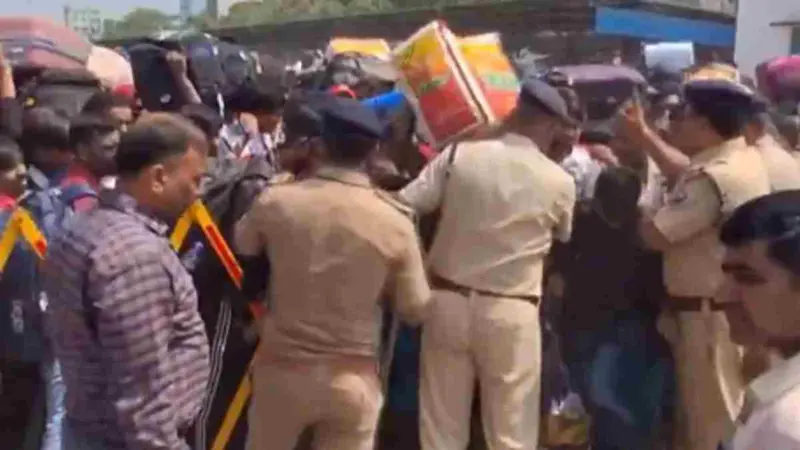 Chaos at Surat's Udhna Station: Migrants Queue 14 Hours in 40°C Heat To Return Home, Say 'Wont Come Back Again'