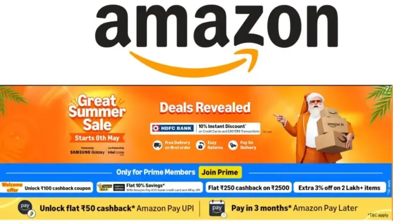 Amazon Great Summer Sale 2026 Begins May 8 With Huge Discounts on ACs, Refrigerators and Electronics | Cliq Latest