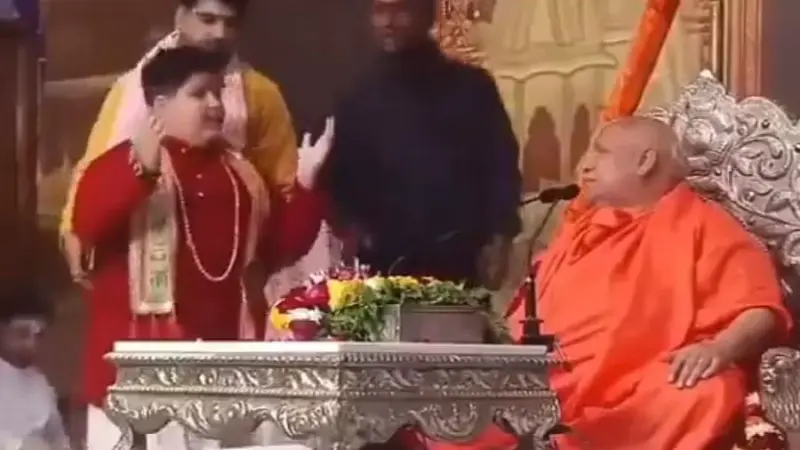 Child preacher Abhinav Arora responds to viral video showing him getting scolded by Swami Rambhadracharya