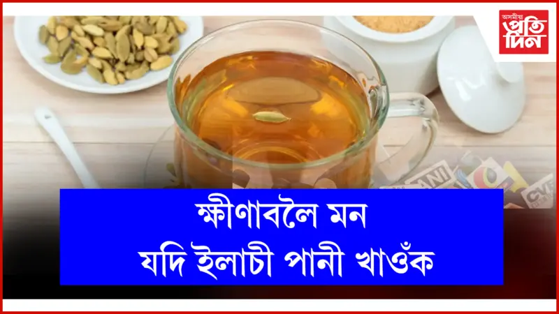 বহু ৰোগৰ পৰা পৰিত্ৰাণ দিয়ে ইলাচী পানীয়ে