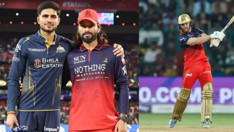RCB vs GT: आरसीबी ने टॉस जीतकर चुनी गेंदबाजी, बेंगलुरु की प्लेइंग XI से बाहर हुए सॉल्ट; गुजरात टाइटंस की बदली टीम