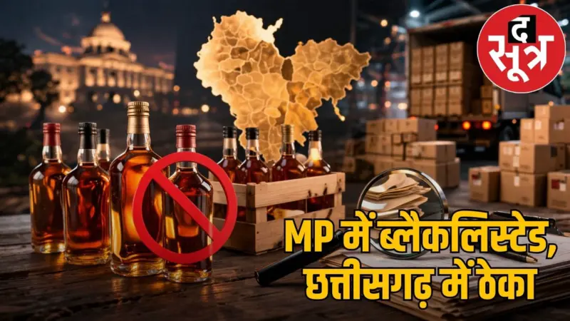 ब्लैकलिस्टेड कंपनी छत्तीसगढ़ में करेगी शराब सप्लाई, सोम डिस्टलरी पर सरकार मेहरबान
