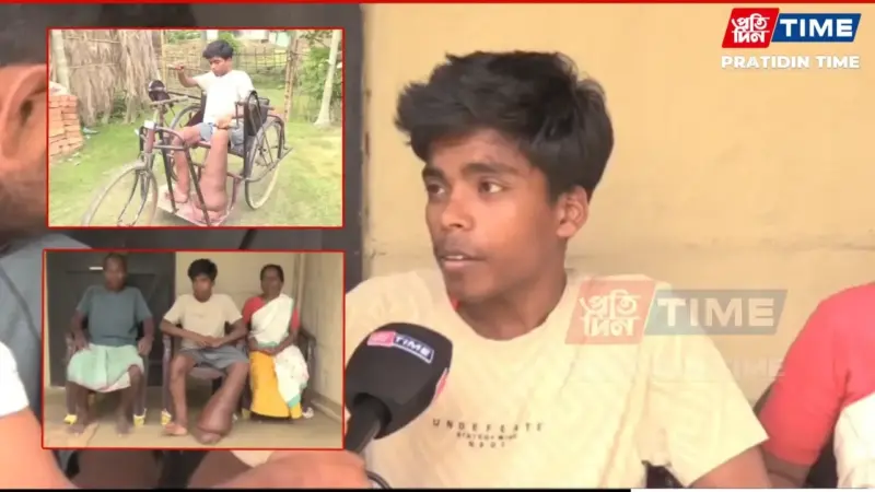 Despite Physical Condition, Assam Student Clears HS Exam, Seeks Aid for College