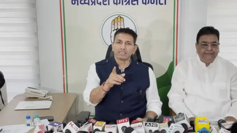 जीतू पटवारी ने बीजेपी पर लगाया लोकतांत्रिक मूल्यों को खत्म करने का आरोप, किसानों के समर्थन में आंदोलन का ऐलान