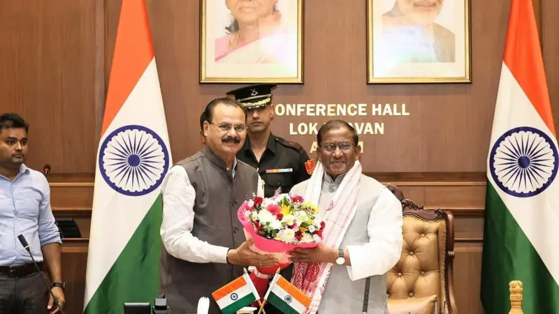 Chandramohan Patowary Sworn In as Pro-tem Speaker of 16th Assam Legislative Assembly